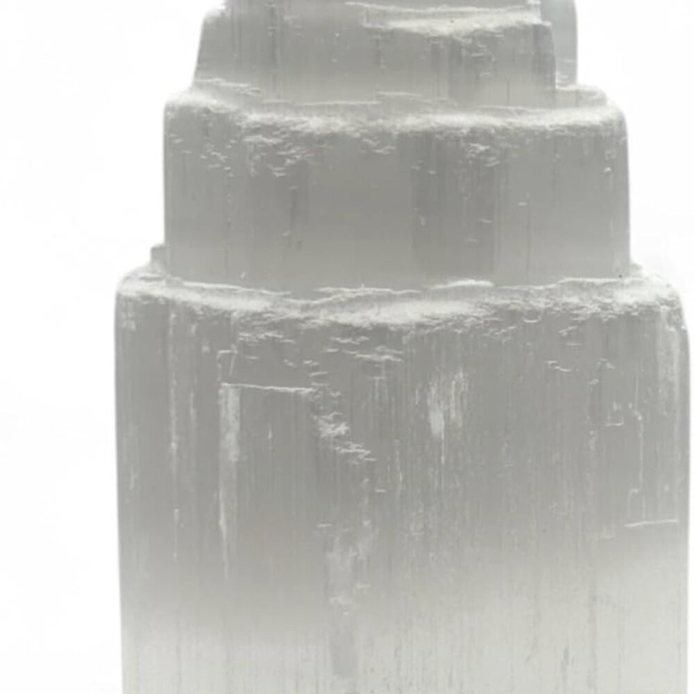 4" Tall Skyscraper Healing Crystal Stone Reiki Meditation Energy Protection